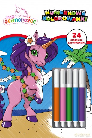 Moje Jednorożce. Numerkowe kolorowanki [KSIĄŻKA]