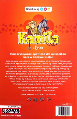 Na łonie przyrody. Kamila i Konie (Tom 3) - Lili Mésange, Stefano Turconi [KOMIKS]