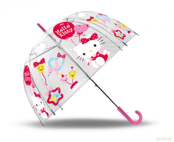 Parasolka Hello Kitty 19cali przezroczysta HK50037