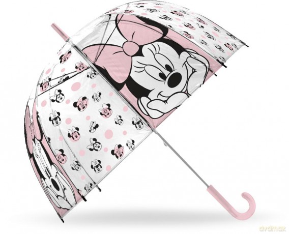Parasolka Minnie 18cali przezroczysta WD21898