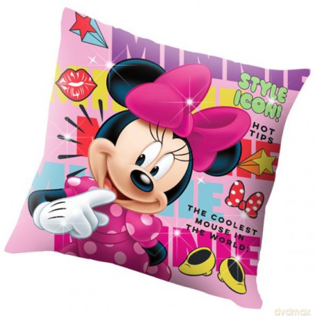 Poduszka Minnie LED 40x40 cm WD20877