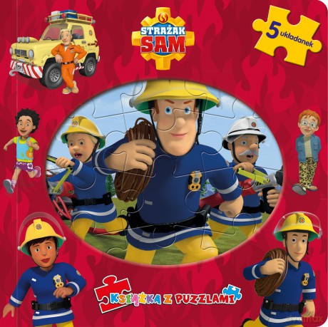 Strażak Sam. Książka z puzzlami [KSIĄŻKA]