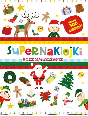 Supernaklejki Boże Narodzenie - Silvia Lombardi, Beatrice Tinarelli [KSIĄŻKA]