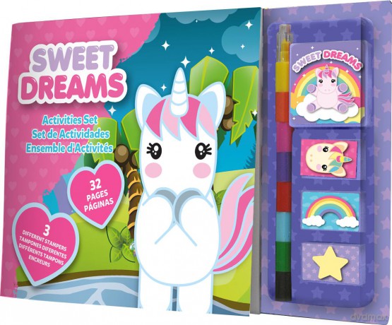 Zestaw kreatywny z pieczątkami Sweet Dreams KL10879