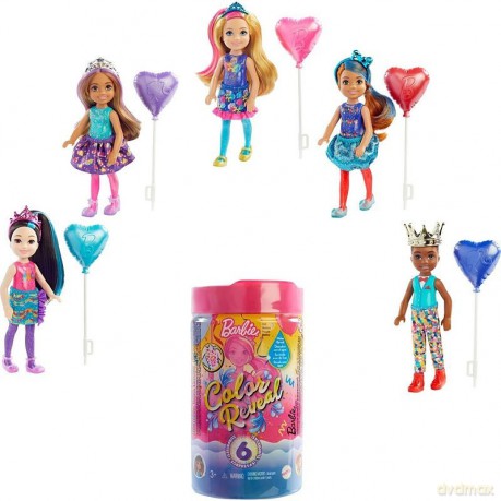 Lalka Barbie Color Reveal Chelsea Imprezowa lalka