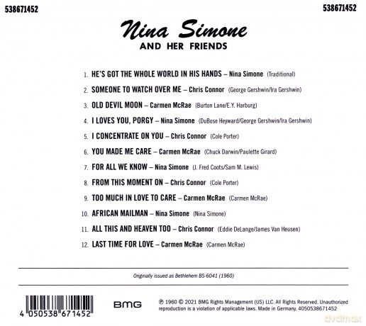 Nina Simone: Nina Simone And Her Friends (2021 - Stereo Remaster) [CD]