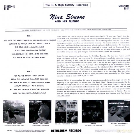 Nina Simone: Nina Simone And Her Friends (2021 - Stereo Remaster) [Winyl]