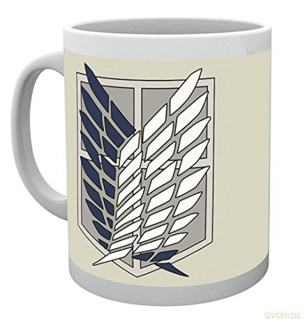 ATTACK ON TITAN - Kubek - 320 ml - Badge