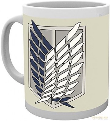 ATTACK ON TITAN - Kubek - 320 ml - Badge