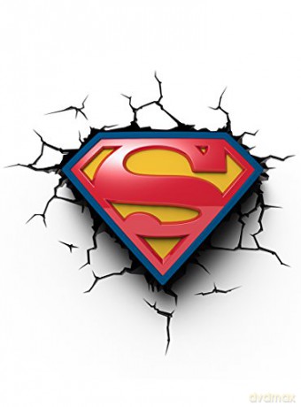 BATMAN VS SUPERMAN - Lampe décorative 3D Logo Superman