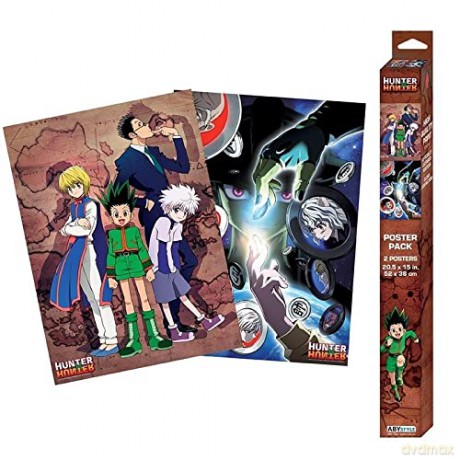 HUNTER X HUNTER - Zestaw plakatów - Groups (52x38) 2 szt.
