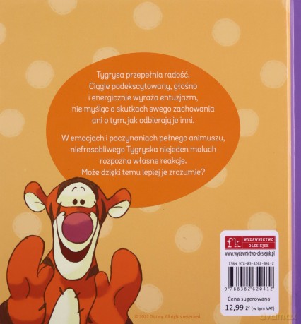 Disney Kubuś i Przyjaciele Jak widzę świat Tygrysek odczuwa radość [KSIĄŻKA]