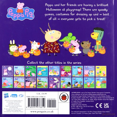 Peppa Pig Peppa's Happy Halloween [KSIĄŻKA]