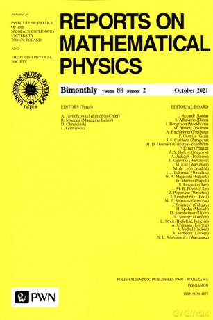 Reports On Mathematical Physics 88/2 - Polska [KSIĄŻKA]