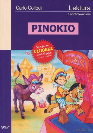 Pinokio Lektura Wydanie Z Opracowaniem (broszurowa) - Carlo Collodi [KSIĄŻKA]