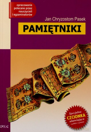 Pamiętniki Lektura Wydanie Z Opracowaniem - Jan Chryzostom Pasek [KSIĄŻKA]
