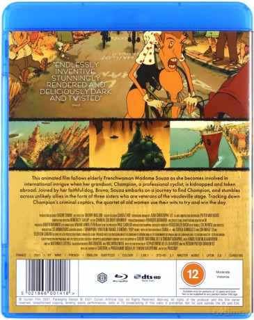 Belleville Rendez-Vous (Trio z Belleville) [Blu-Ray]