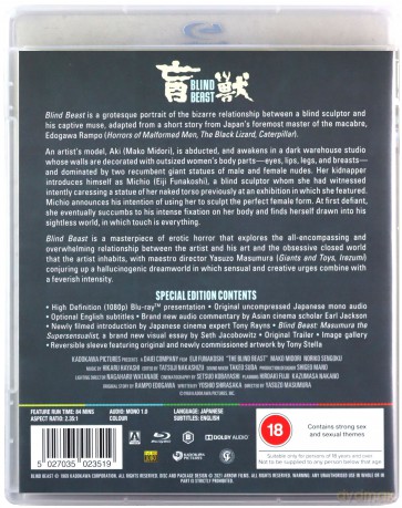 Blind Beast (Ślepa Bestia) [Blu-Ray]