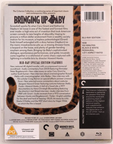 Bringing Up Baby (1938) (Criterion Collection) (Drapieżne maleństwo) [Blu-Ray]