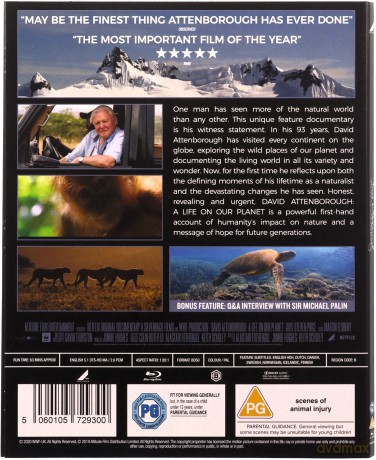 David Attenborough: A Life on Our Planet (David Attenborough: Życie na naszej planecie) [Blu-Ray]