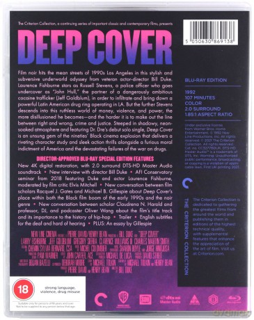 Deep Cover (1992) (Criterion Collection) (Podwójny kamuflaż) [Blu-Ray]