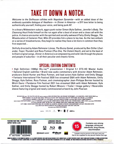 Dinner in America (Kolacja po amerykańsku) [Blu-Ray]