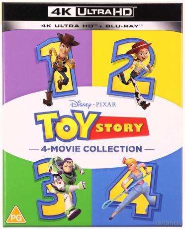 Disney and Pixar's Toy Story 1-4 [Blu-Ray]