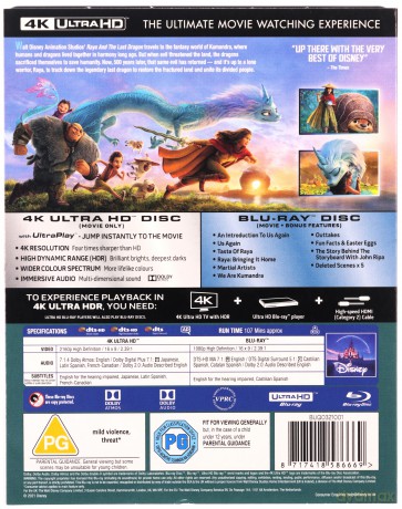 Disney's Raya and the Last Dragon (Raya i ostatni smok) [Blu-Ray 4K]+[Blu-Ray]