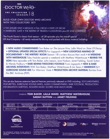 Doctor Who - The Collection - Season 18 (Doktor Who) [8xBlu-Ray]