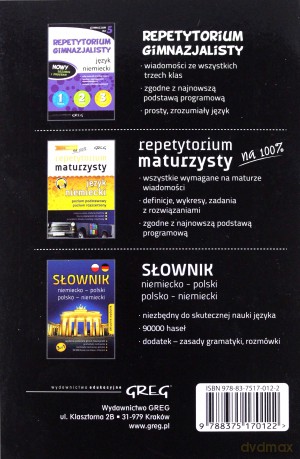 Tablice Język Niemiecki [KSIĄŻKA]