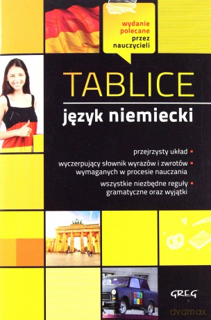 Tablice Język Niemiecki [KSIĄŻKA]