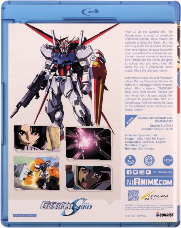 Gundam Seed - HD Remaster - Part 1 (Limited) [5xBlu-Ray]