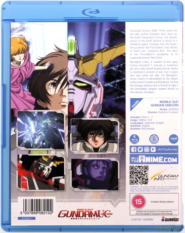 Gundam Unicorn [4xBlu-Ray]