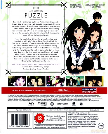 Hyouka The Complete Series [Blu-Ray]