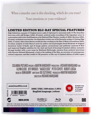 Jagged Edge (Limited) (Zębate ostrze) [Blu-Ray]
