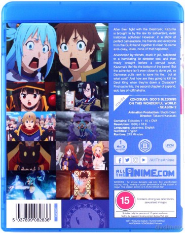 Konosuba Season 2 - Standard [Blu-Ray]