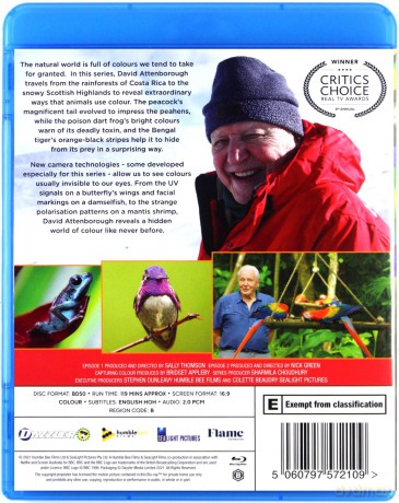 Life in Colour with David Attenborough (David Attenborough: Życie w kolorze) [Blu-Ray]