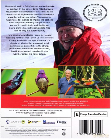 Life in Colour with David Attenborough (David Attenborough: Życie w kolorze) [Blu-Ray]