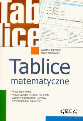 Tablice Matematyczne [KSIĄŻKA]