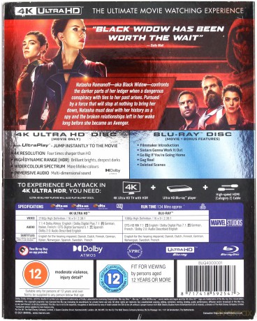Black Widow (Czarna Wdowa) [Blu-Ray 4K]+[Blu-Ray]