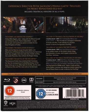 Middle-earth: 6-film collection [6xBlu-Ray]