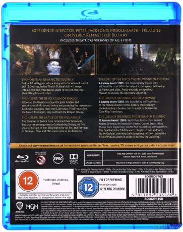 Middle-earth: 6-film collection [6xBlu-Ray]
