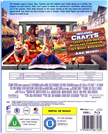 Peter Rabbit 2 (Piotruś Królik 2: Na gigancie) [Blu-Ray]