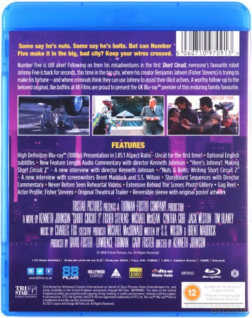 Short Circuit 2 (Krótkie spięcie 2) [Blu-Ray]