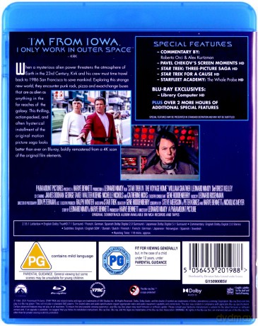 Star Trek IV: The Voyage Home (Star Trek IV: Powrót na Ziemię) [Blu-Ray]