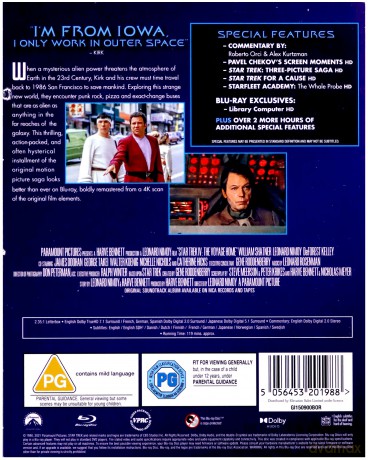 Star Trek IV: The Voyage Home (Star Trek IV: Powrót na Ziemię) [Blu-Ray]