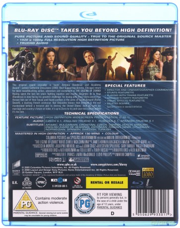 The Legend Of Zorro (Legenda Zorro) [Blu-Ray]