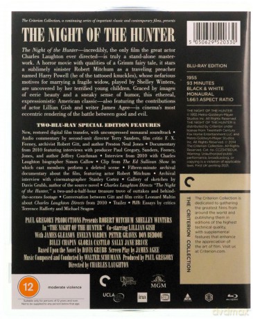 The Night Of The Hunter (1955) (Criterion Collection) (Noc myśliwego) [2xBlu-Ray]