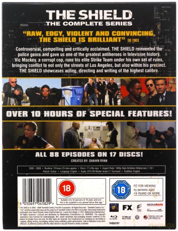The Shield: The Complete Series (Świat gliniarzy) [Blu-Ray]