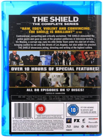The Shield: The Complete Series (Świat gliniarzy) [Blu-Ray]